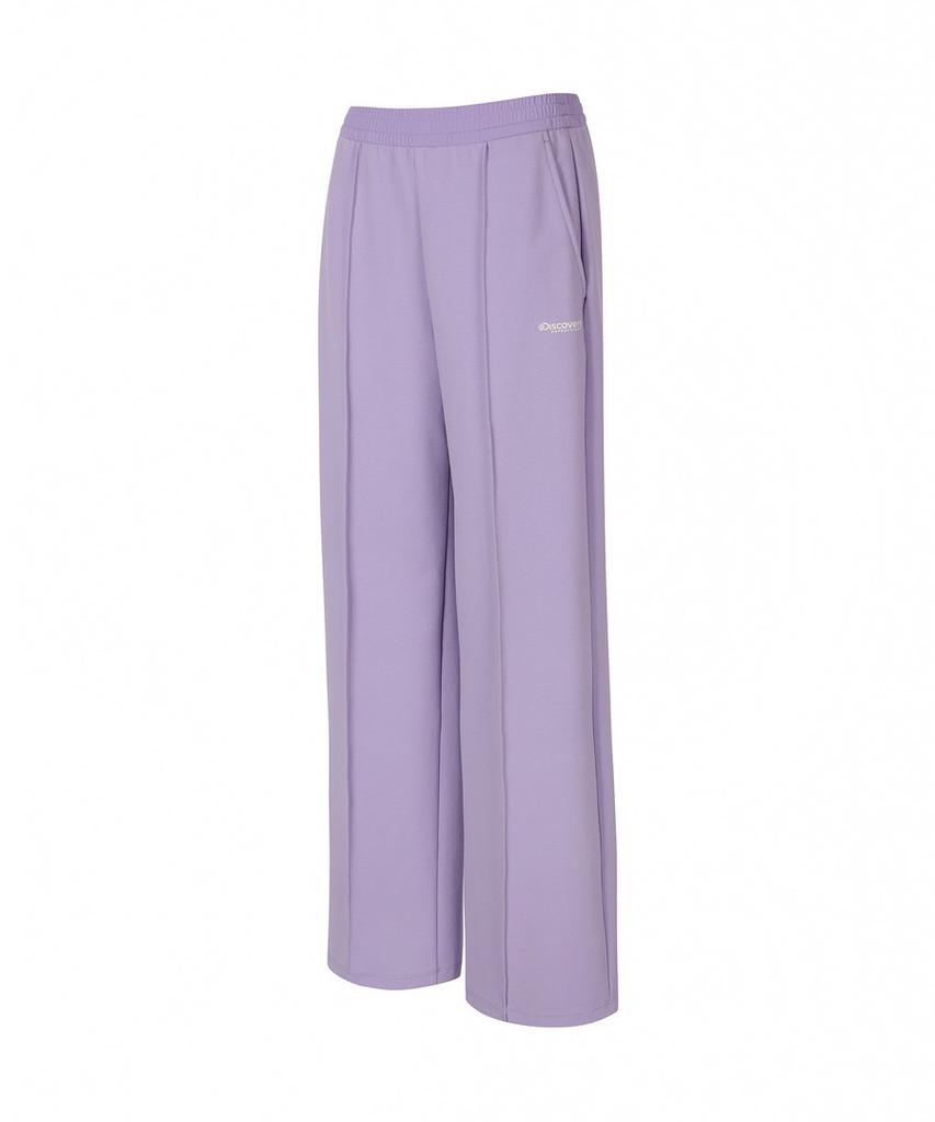 DISCOVERY EXPEDITION Women'S Freshvent Knit Training Semi-Wide Pants (L.Violet)