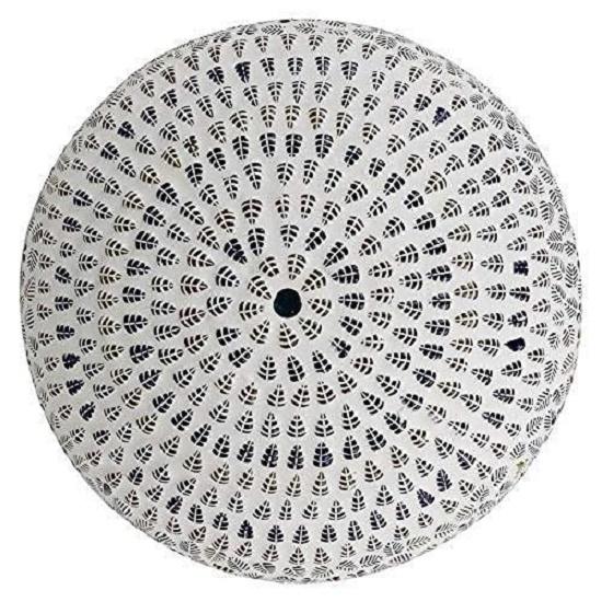 Türkische Glasmosaik LED Runde Deckenleuchte - 10 Zoll Moderne Wohnraumleuchte.