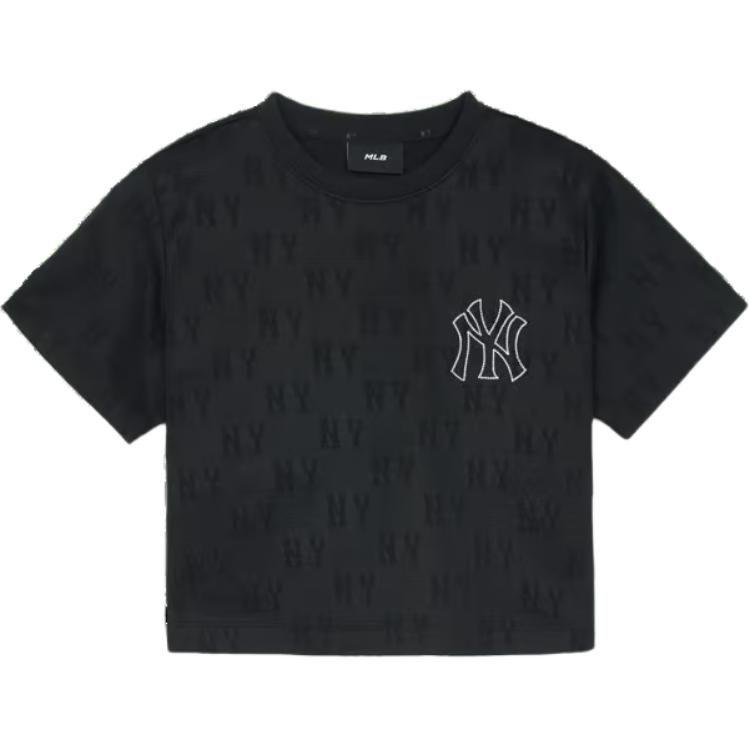 MLB T Shirts Women's Black Crew Neck 3FTSM0153-50BKS