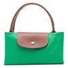 Longchamp Le Pliage 30 Short Handle Foldable Zipper Nylon Canvas Dumpling Tote Bag Medium Women Tote Bags Green 1623089P88