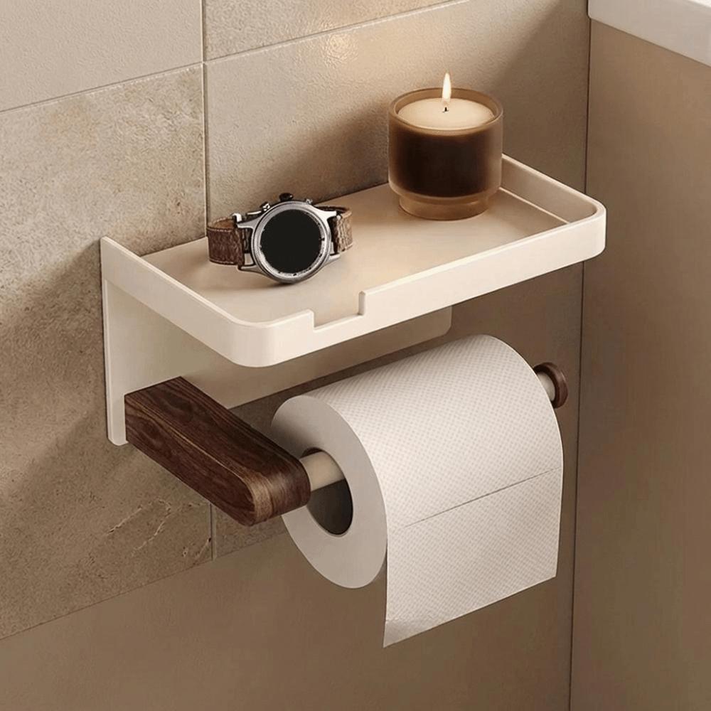 No Drill Toilet Paper Holder Space Aluminum Face Towel Tissue Boxes Tissue Hanger  Toilet
