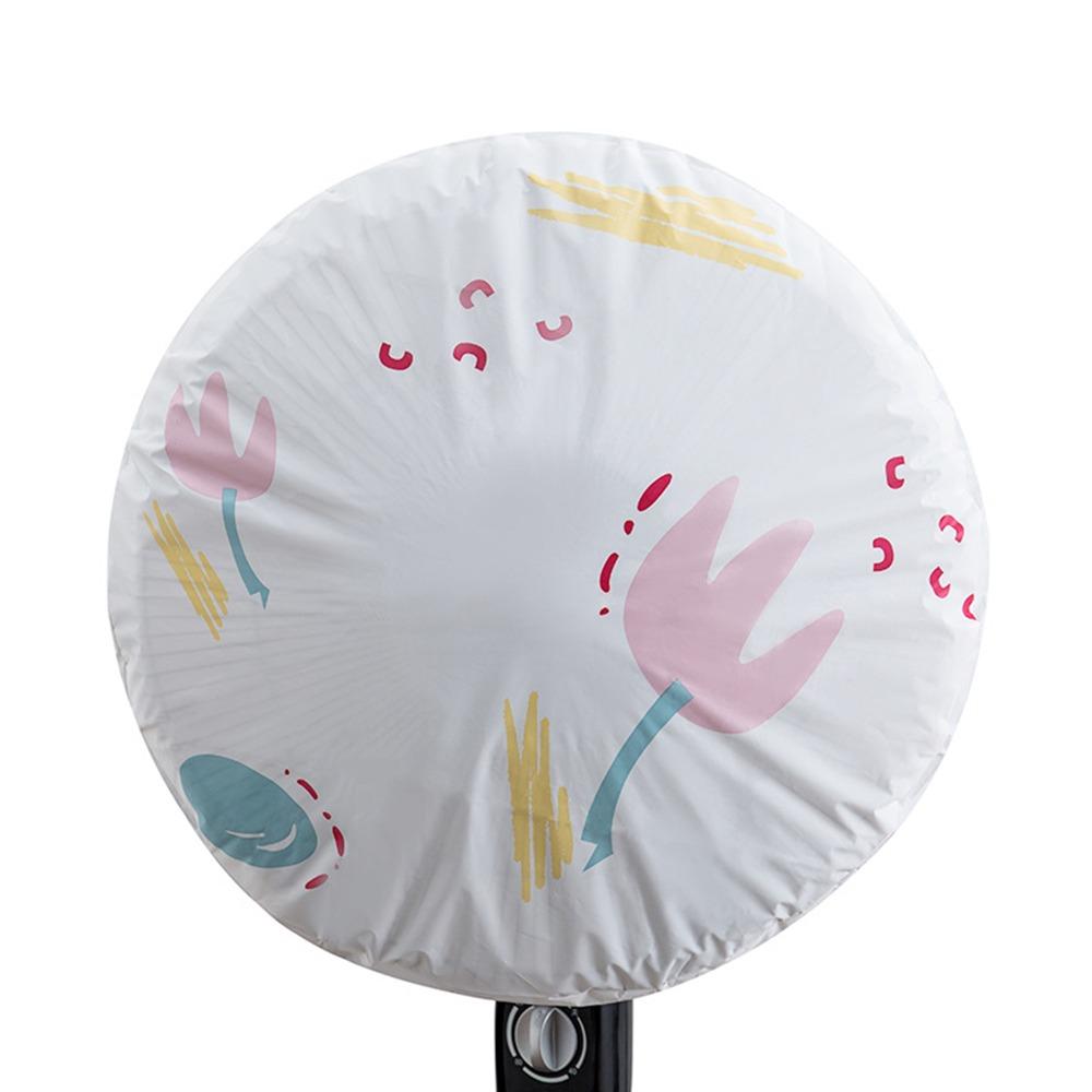

Half Wrapped Fan Cover Round Elastic Storage Cover New Dust Cover Household 01