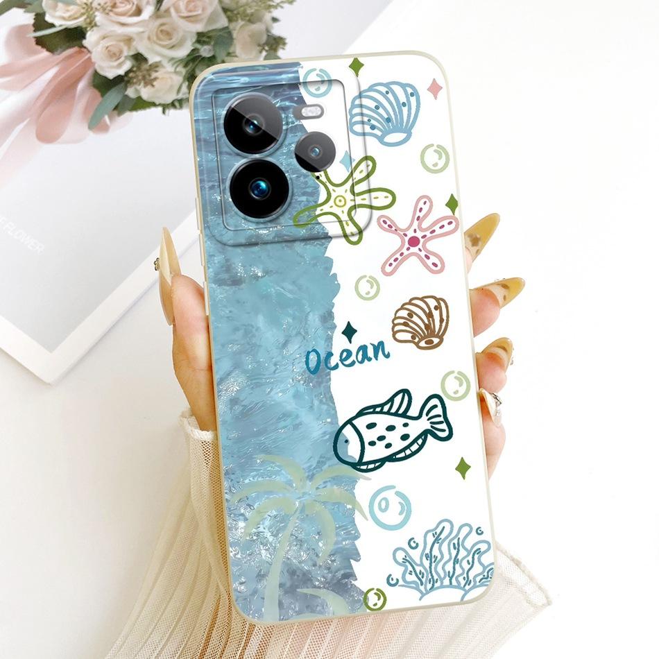 For Realme GT 7 Pro Cute Cat Flower Cartoon Phone Case For Realme GT7 Pro RMX5010 Shockproof Soft Silicone Covers Bumpers