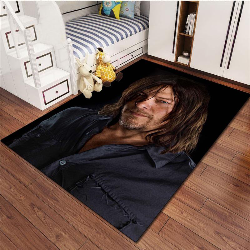 1Pc The Walking Dead  Print Rug - Home Decoration Carpet For Living Room Bedroom Flooring Computer Chair Area Rug