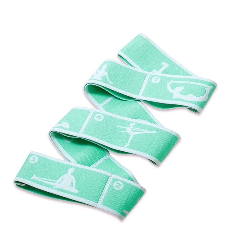 Multi-Functional Dance Yoga Auxiliary Stretching Belt Adult Latin Training Elastic Bands Beginner Pilates Yoga Resistance Band