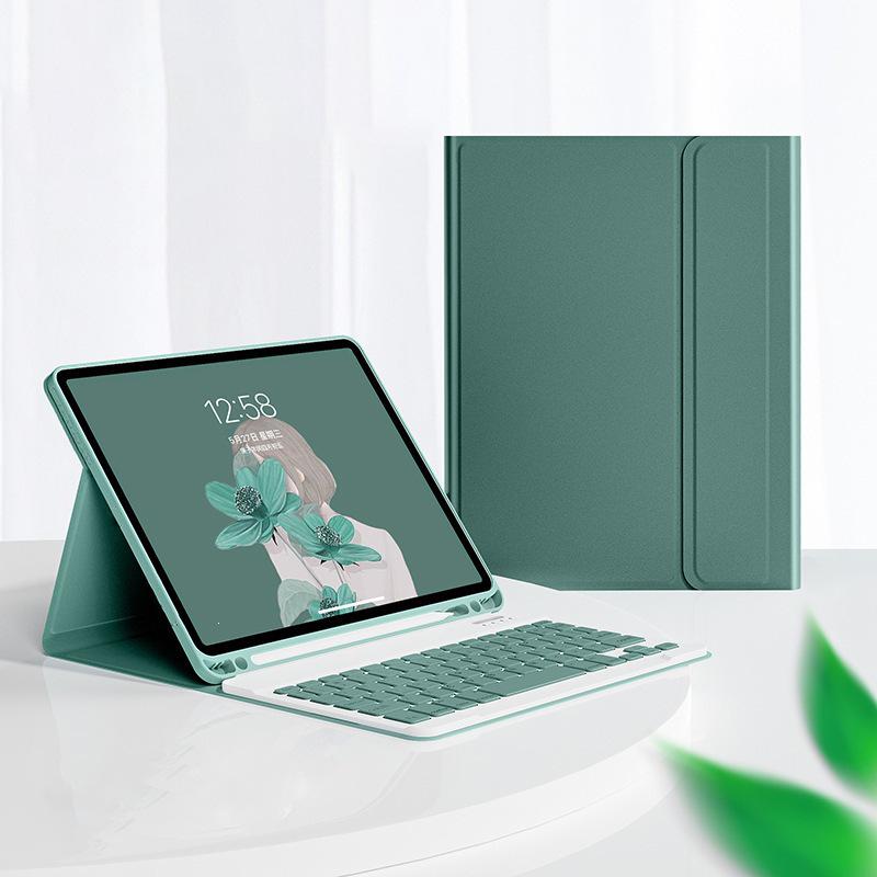 Redmi Pad 2 2025 SE11 Leather Case with Keyboard and Pen Slot - Russian Layout