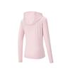 Anta Comfortable Casual Simple Zip Hooded Jacket Women Jackets Mousse-Pink 962527709-5