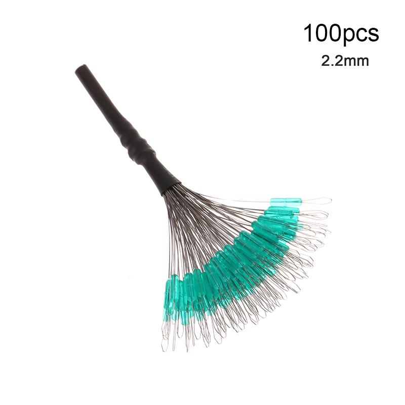 100Pcs S/Ss/Sss/M/L/Ll Anti-Wrapped Beans Float Fishing Bobber Silicone Stopper Space Bean Connector Fishing Line Tackle