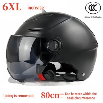 Extrem großer 6XL Elektrofahrradhelm - Ganzjahres-, Universelle Passform für Kopfumfang 80cm+