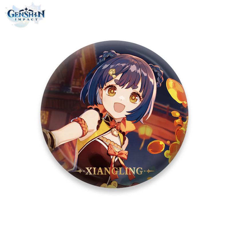 Authorized By MiHoYo 58mm Genshin Impact Theme Serie Character Badges