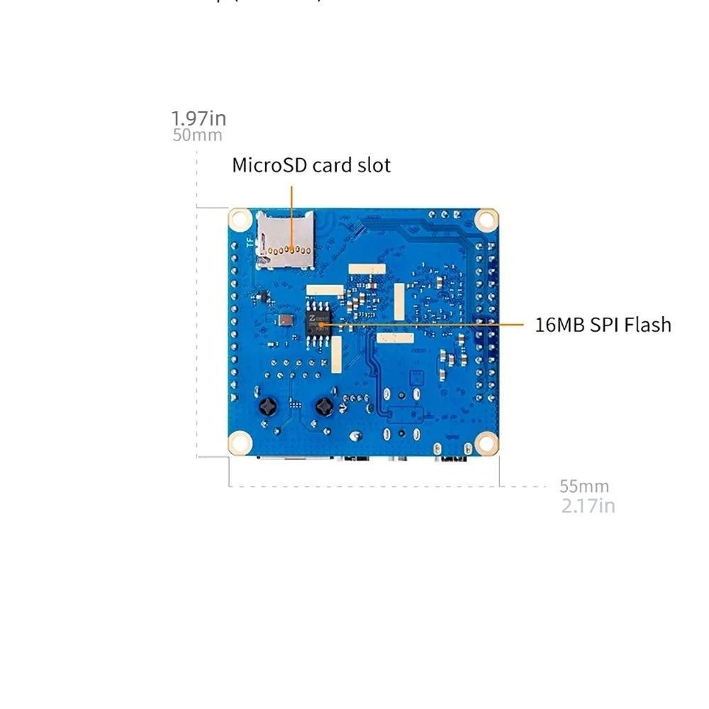 WiFi5 Orange Pi Zero 3 Allwinner H618 Single Board Computer Zero3 Development Board Development