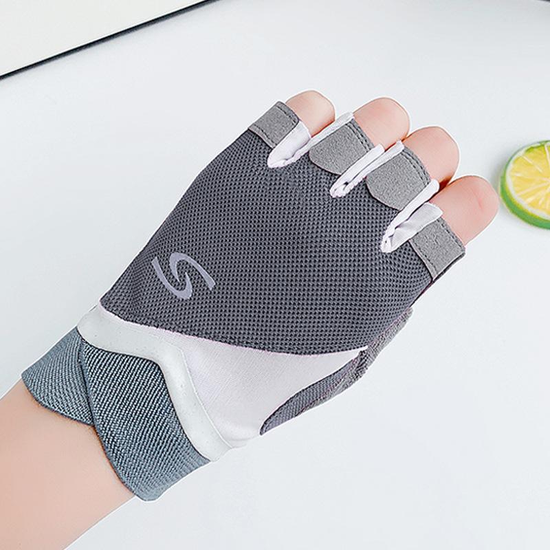 Fitness Half Finger Gloves Women's Half Finger Sports Summer Thin