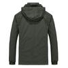 Jaqueta com Capuz Fina Masculina para Primavera e Outono Jaqueta Anti-respingo Grande Tamanho para Uso Externo Jaqueta Casual Masculina