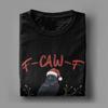 Crow F-Caw-F Merry Christmas Men T Shirts  Vintage Tees Short Sleeve O Neck T-Shirt 100% Cotton Graphic Tops