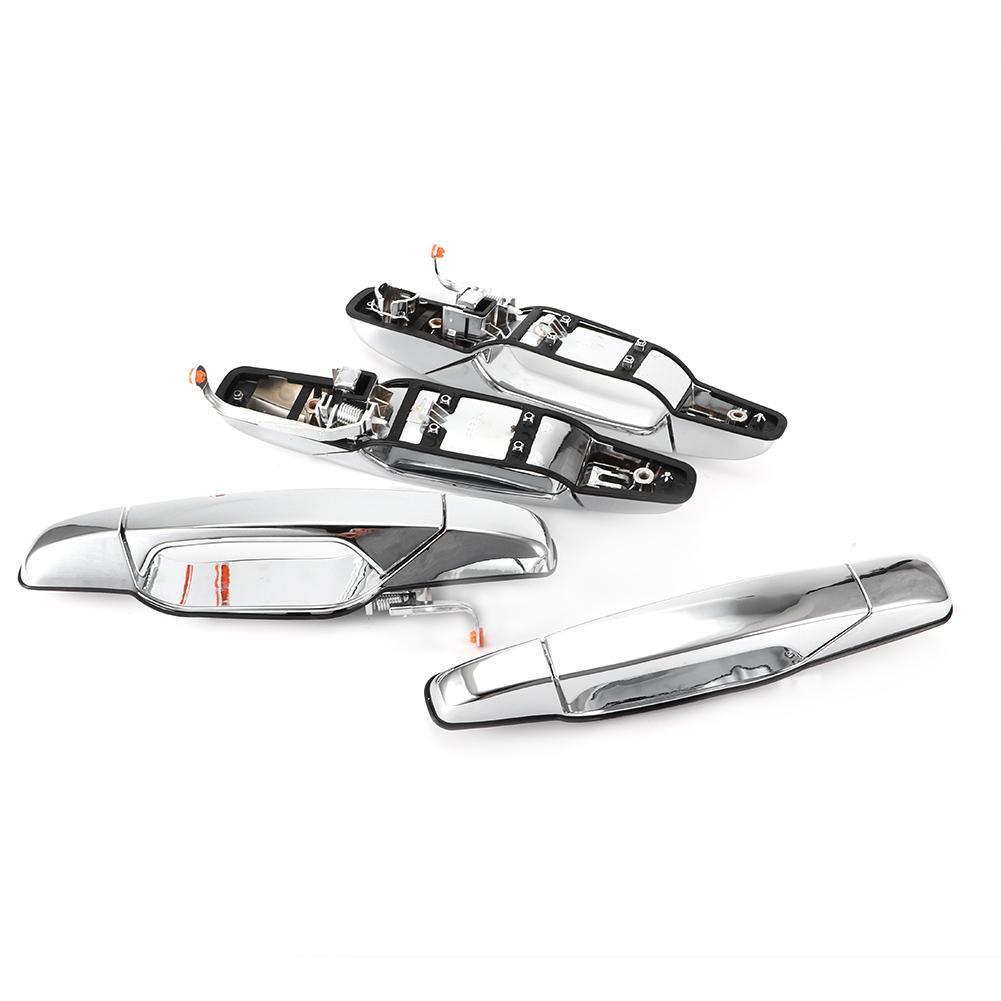 4pcs Chrome Exterior Door Handle 22738721 22738722 22738725 Fit for CHEVROLET SILVERADO