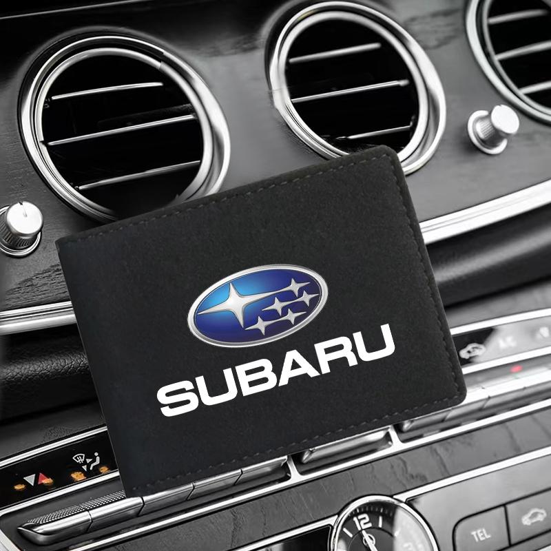 1 Stück Autoemblem Führerscheinhülle ID Kreditkartenhalter Für Subaru Forester SG5 SH SJ Impreza XV Legacy Outback WRX STI GC8 Tribeca