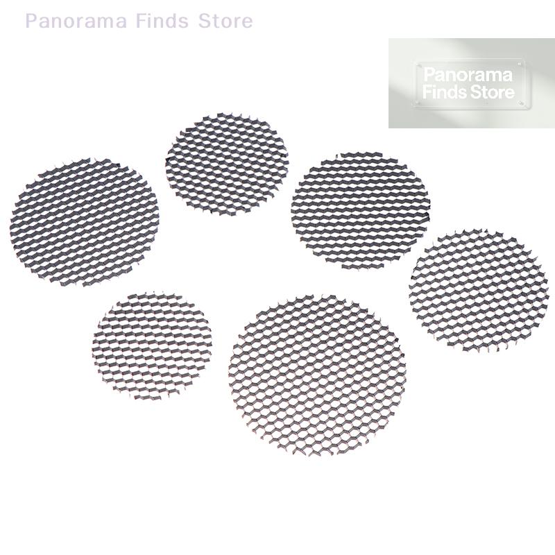 LED Downlight Honeycomb Mesh Cover Soft Light Shade Hood 10cm for Spotlight Fixture Reduce Glare in Work Environment