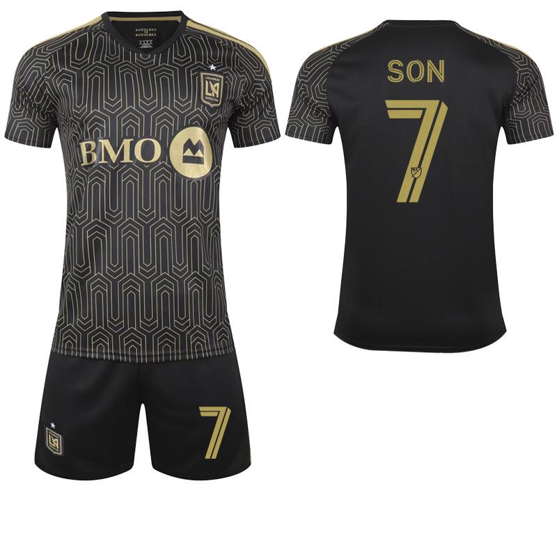 27 Football Jersey Set, Black Gold No. 99, Los Angeles Fc Jersey No. 7, Home Court. 16