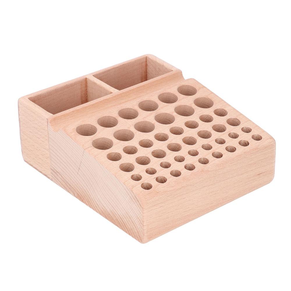 With Grooves Leather Craft Tool Holder 46 Holes Leather Holder Tool Crafting Organizer
