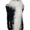 Furry Furs Collar Scarf for Winter Decorative Neck Gaiter Long Furs Shawl Adult Teens Warm Neckwear Formal Dress Collar