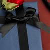 25Yards/Roll 25mm Christmas Black Gift Satin Ribbon for Sewing DIY Natural Ribbon Bow for Crafts Fabric Party Wedding Decoration