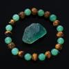 Tiger's Eye Stone Green Bracelet Women's Jewelry Handmade Beaded Bracelet with Hanfu