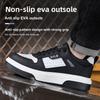 Plastic Toe Cap Safety Shoes Lightweight Work Boots Comfortable Safety Shoes for Men Industrial Construction Warehouse Shoes