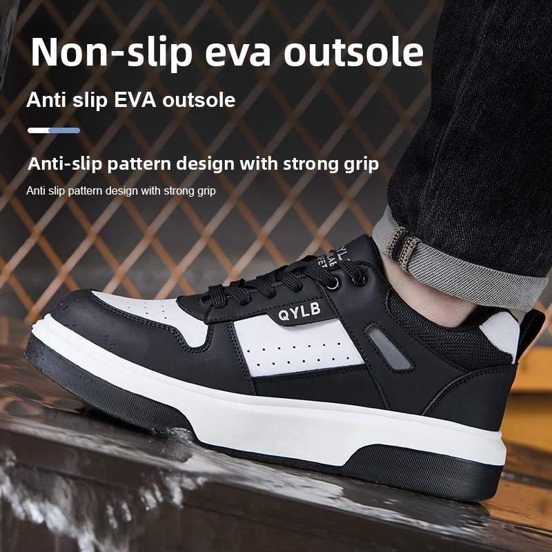 Plastic Toe Cap Safety Shoes Lightweight Work Boots Comfortable Safety Shoes for Men Industrial Construction Warehouse Shoes