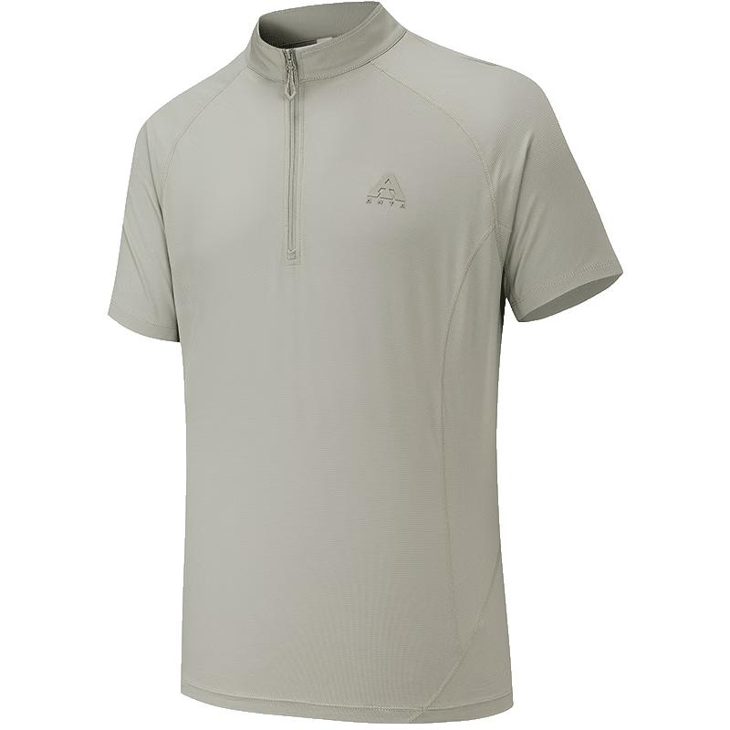 ANTA Men s Outdoor Quick-Dry Half-Zip T-Shirt