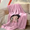 1pc Betty Boop Blanket, Super Cozy Printed Home Blanket, All-Season Warmth
