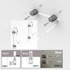 Wall Mounted Katana Hanger Holder Hangers Samurai Swords Storage Rack for Home Bedroom Living Room Decoration Display