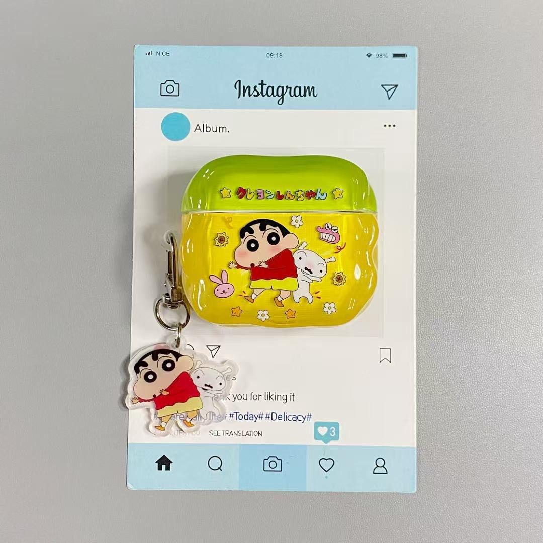 Crayon small new for AirPods 1 apple bluetooth wireless 1/1/1 generation pro1 earphone cover cute cartoon airpods 1/2 generation