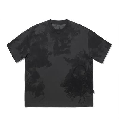Li Ning X Jackie Chan Collaboration Kung Fu Series Comfortable Simple Loose Versatile All-Over Print Crew Neck Short Sleeve T-Shirt Men Tops AHSV499-2
