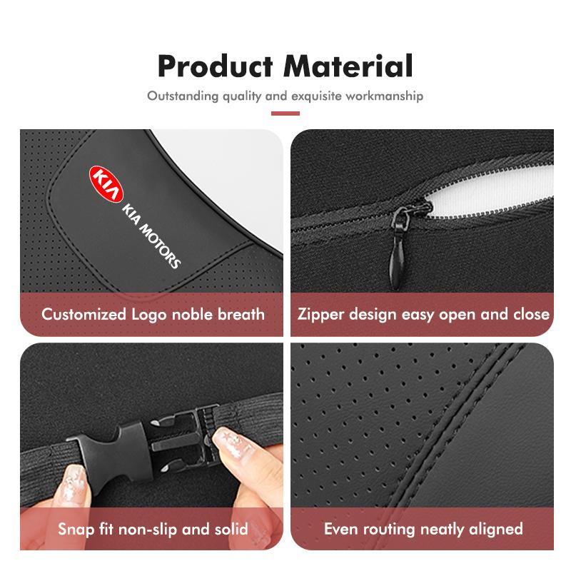 CAFHF1 For KIA Car Neck Cushion Lumbar Support Pillow Waist Cushion Sportage Rio Ceed Niro Soul Stonic Picanto Proceed