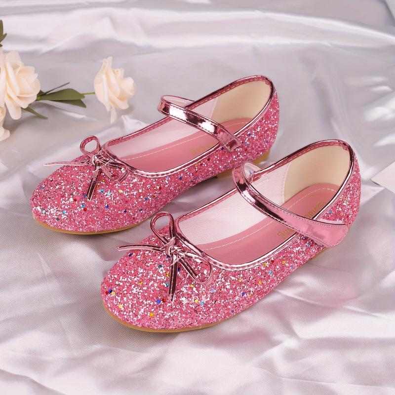 Scarpe Mary Jane Ballet da Bambina Europee e Americane 2026 - Scarpe da Matrimonio Principessa Formali