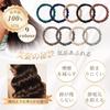 Set of 3 Silk Hair Ties and for Adults and Stylish Silk Hair Silk Available in 9 Colors Moon Arielle.R Scrunchies, Non-Staining, Children, 100%