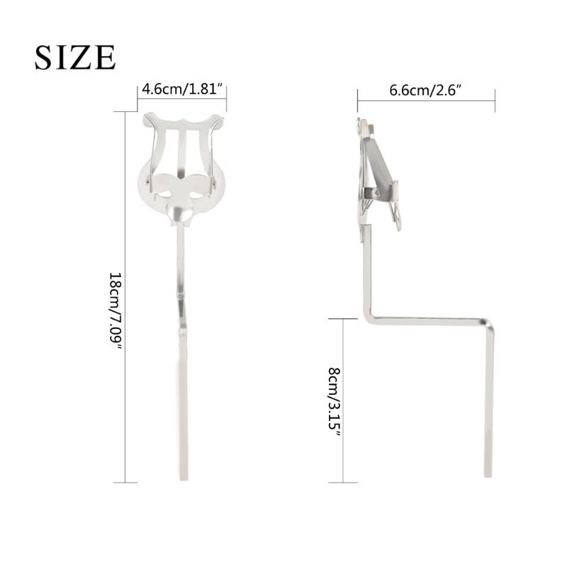 Saxophone Marchings Clamp-On Stand Holder Musical Instrument Accessories