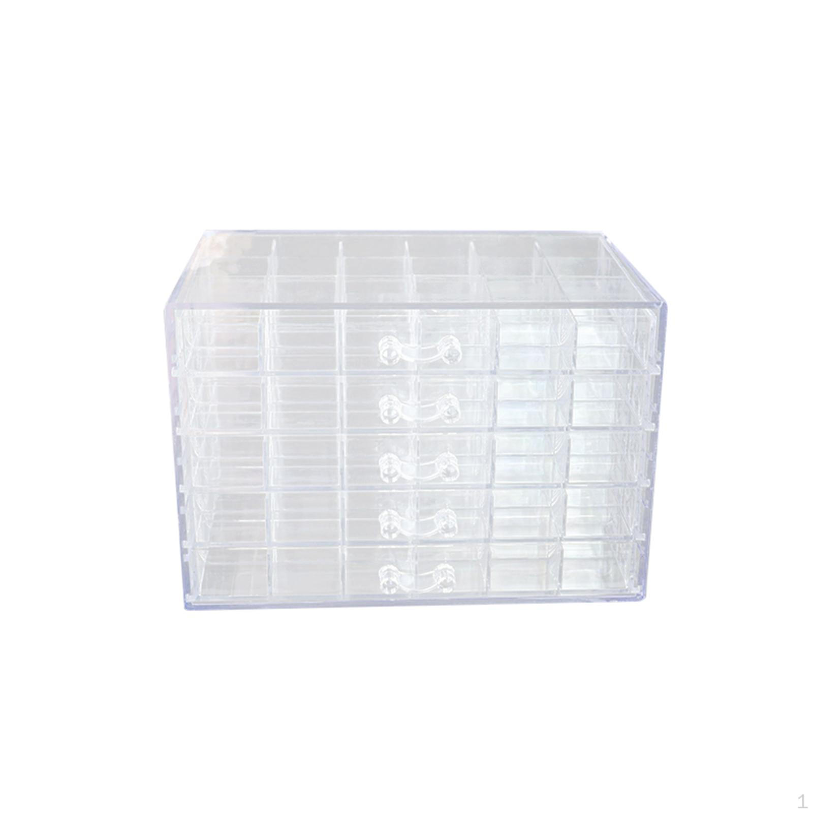 

Clear Storage Box Decoration Acrylic Multifunctional Drawer for Dressing Table 5 Tire