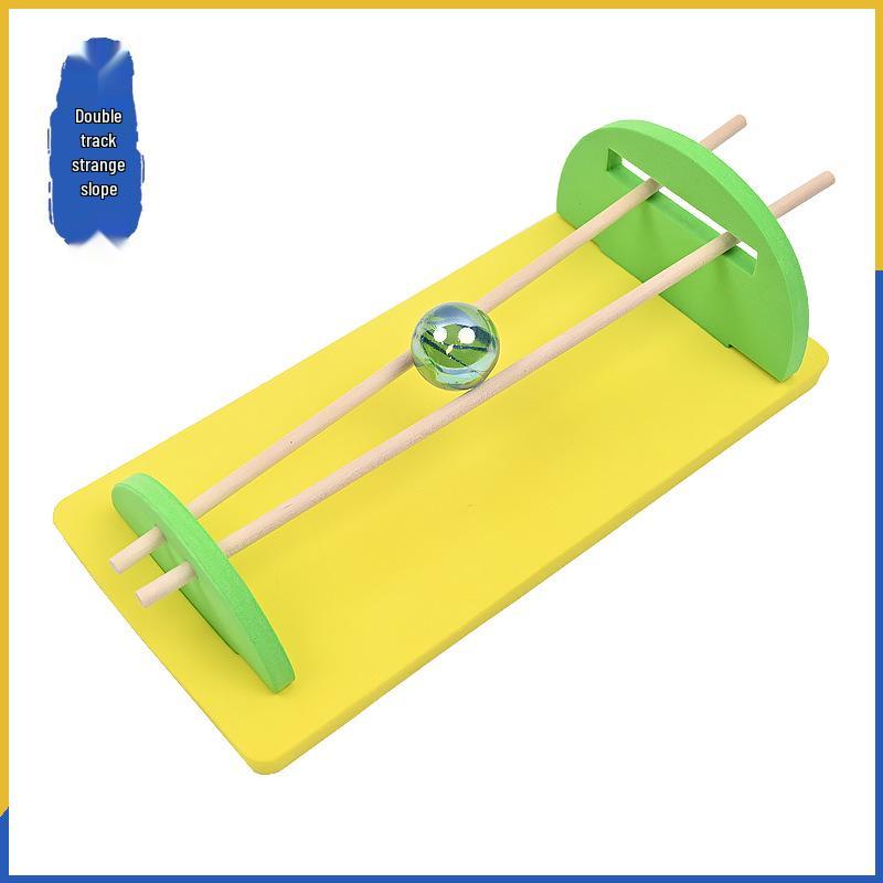 Двухдорожечный гравитационный шариковый альпинист: DIY STEM-игрушка для малышей и детей младшего школьного возраста