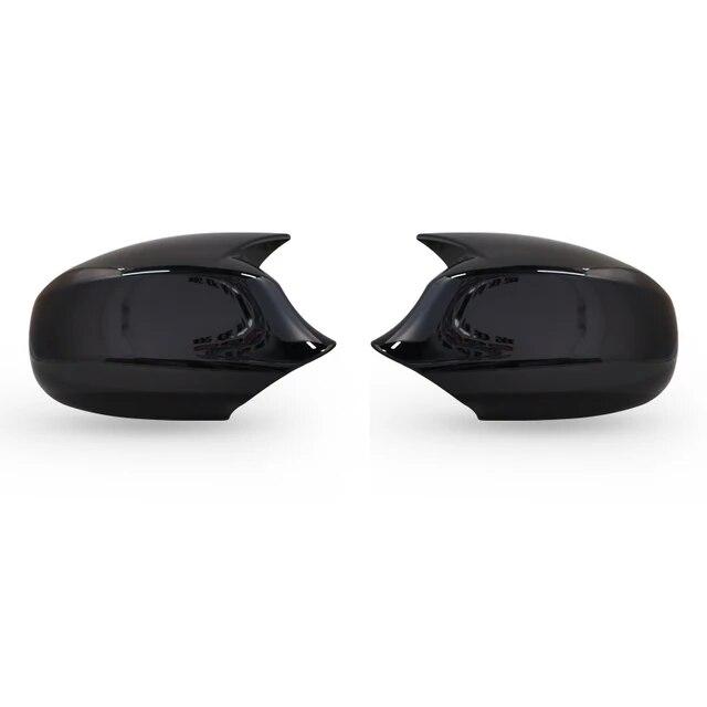 1pair For BMW E87 E81 E82 E90 E91 E92 E93 Rear View Side Case Trim ABS Carbon Fiber Style Car Rearview Mirror Cover