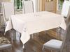 Tovaglia 160x220 Tulipano Ricamato Rettangolo 100% Poliestere Panna Panna