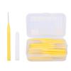 30pcs   Box Interdental Brush Tooth Cleaning Tool Orthodontic Dental Tool Teeth CleanerYellow