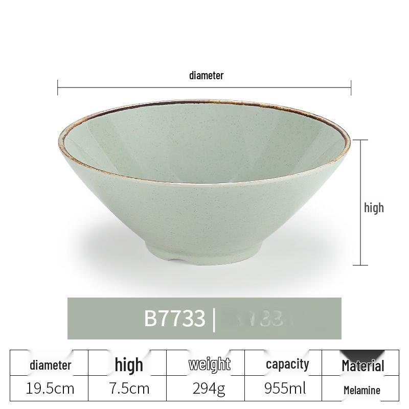 Japanese Style Melamine Noodle Bowl