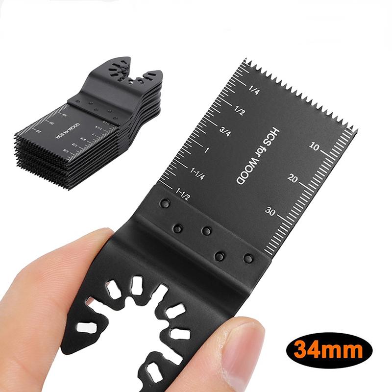 10Pcs Multifunction Oscillating Saw Blade Blade Set Universal Cutter Renovator Power Tool Accessories