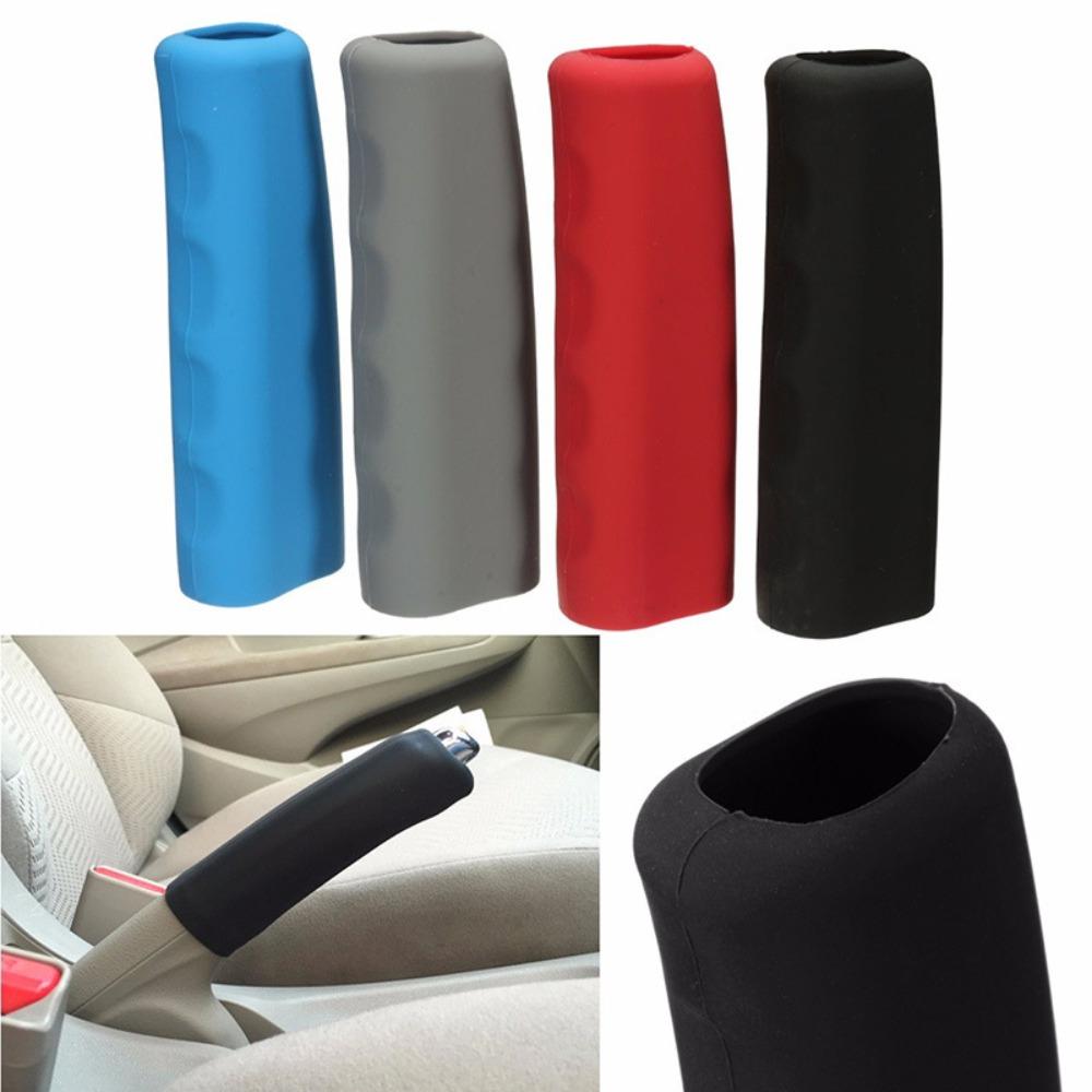 

2pcs Wavy Shape Handbrake Grip Cover Wear Resistance Hand Brake Cover Car Interior