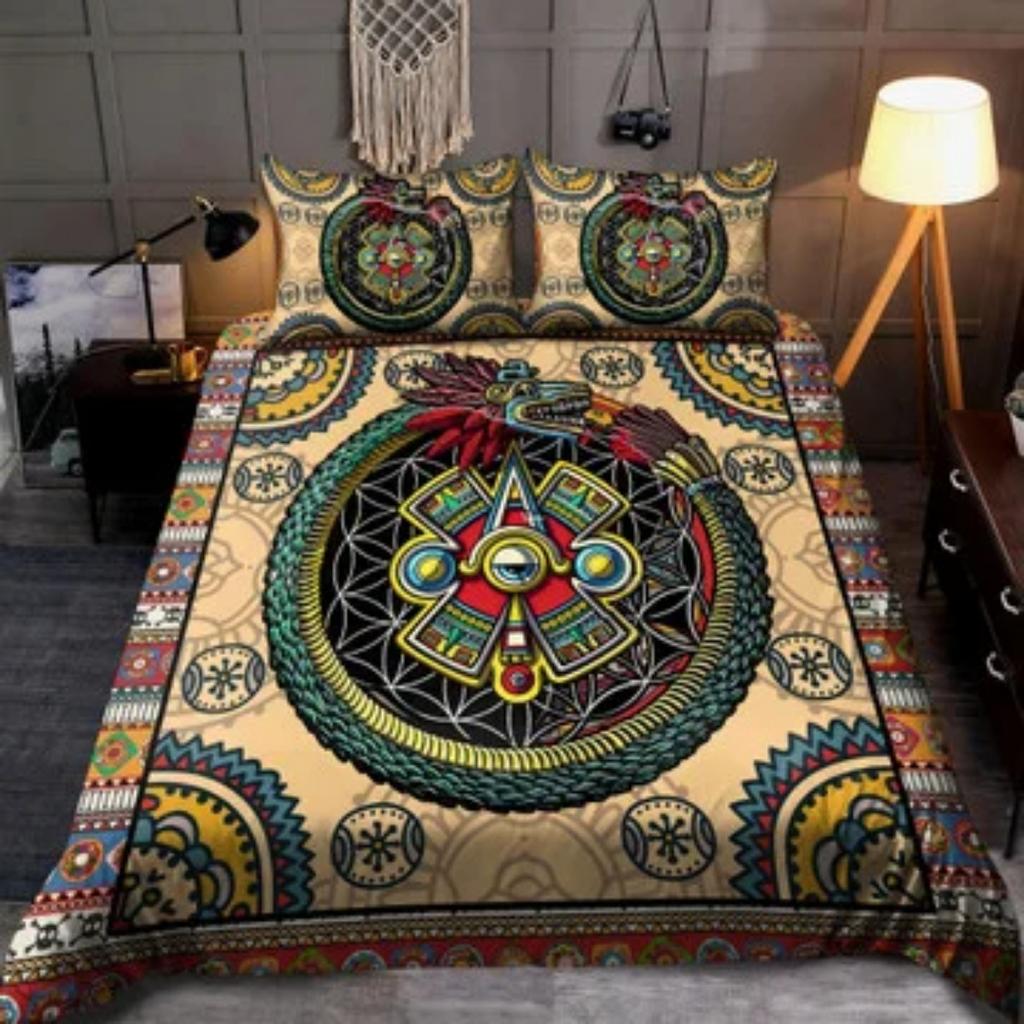 Tmarc Tee Native American 3D All Over Printed Bedding Set Bedroom Decor Comforter Cover Set