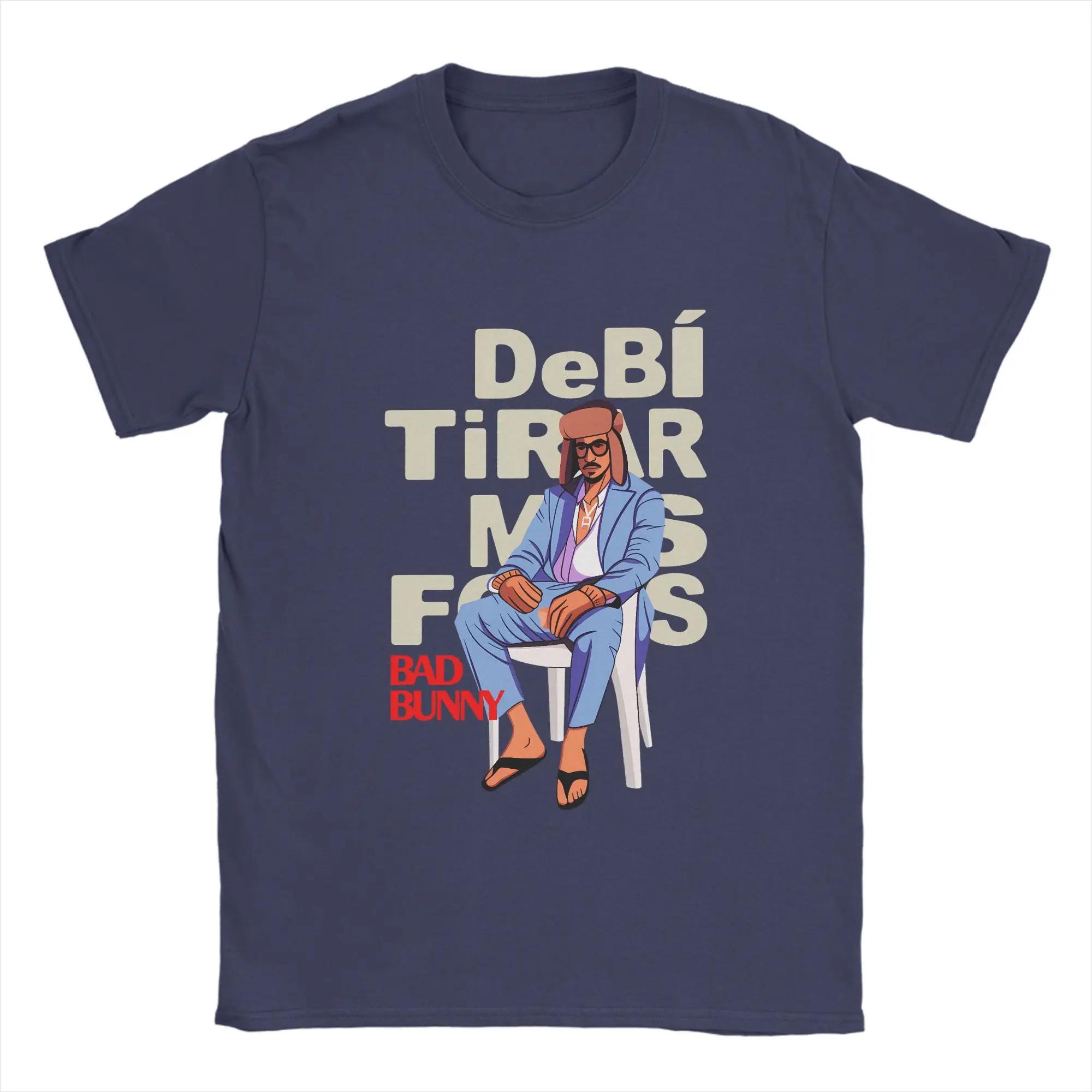 

2026 Bad Bunnyy Debí Tirar Más Fotos Tour 2025 T-Shirt Summer Fashion T-Shirts Men s Pure Cotton O-Neck Oversized Tops XXXL