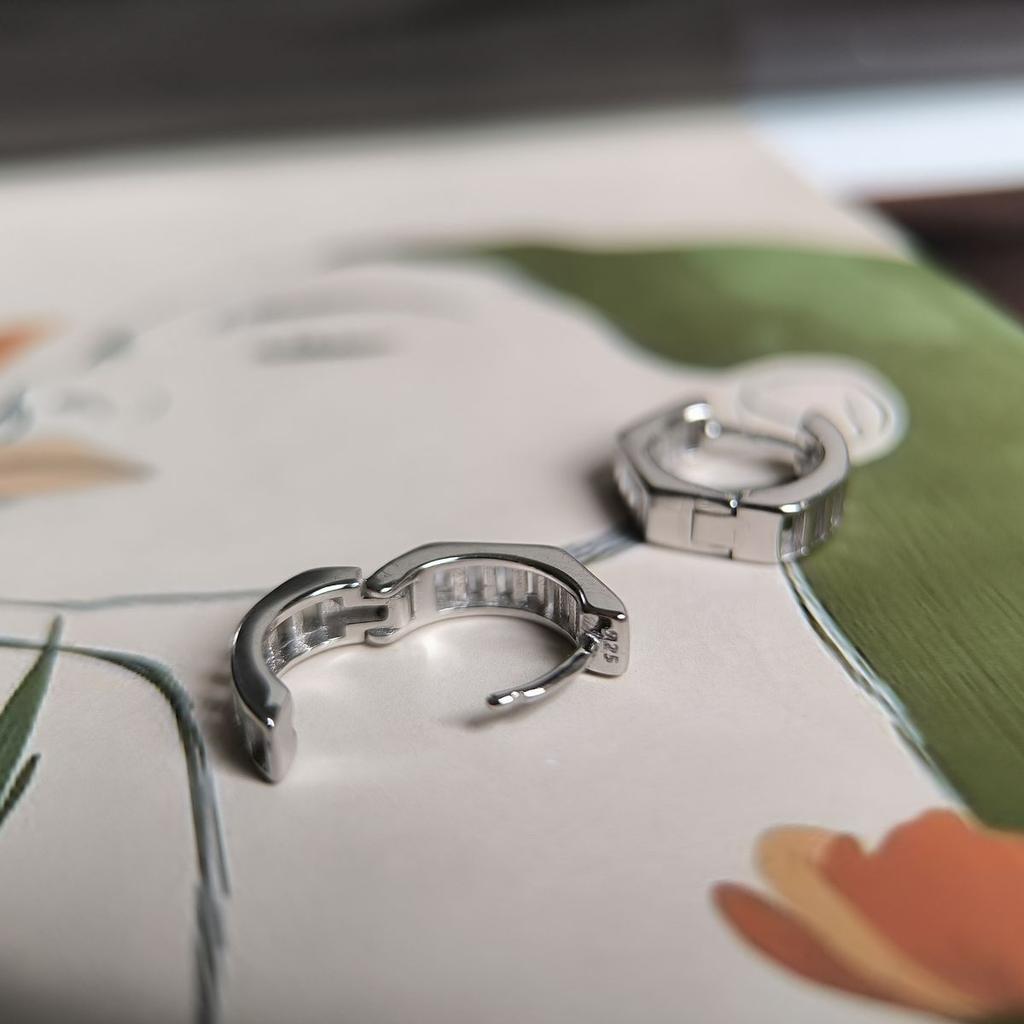 Silver Earrings with Cubic Zirkonia (2184195)