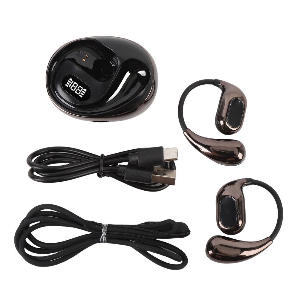 Translation Earphones AI Accurate Quick BT Wireless Ear Hook Translation Earbuds for Study Work Life