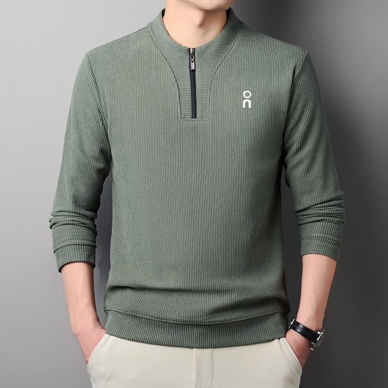 

Men s Winter Fleece Sweatshirt: Casual Long Sleeve Crew Neck, Solid Color, Warm Trendy Top for Middle-Aged. XL (135-150 Jin) светло-зеленый